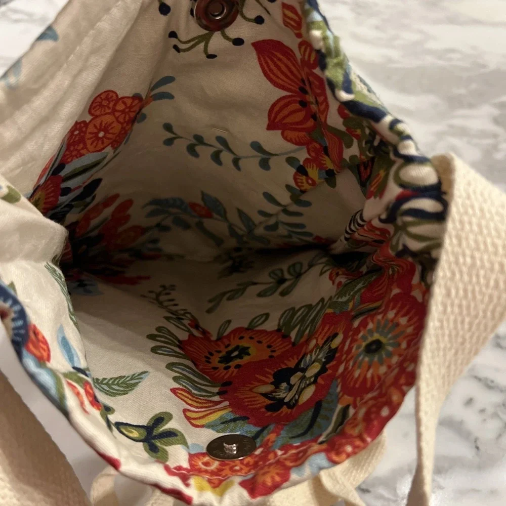 Pinkie Pearl Co. Handmade Purse Hobo Tote Boho Crossbody Cloth Bag Recycled